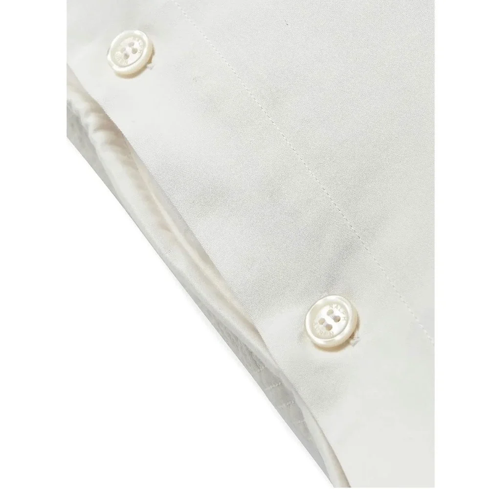Ralph Lauren Park Row Elysia European Sham Chic Cream Matelasse Cotton 26x26 NEW